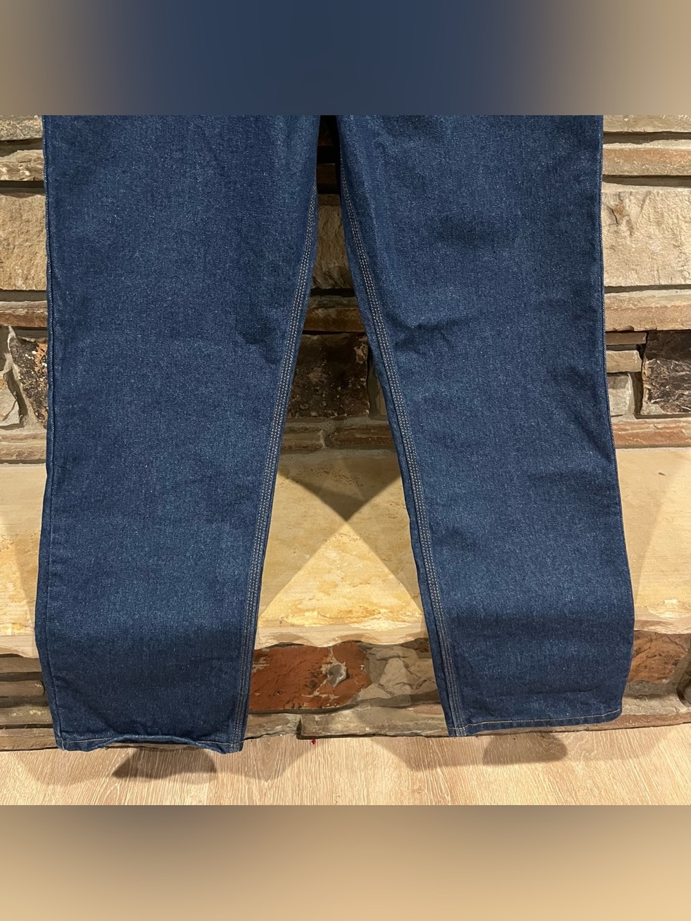 Tyndale Rodeo Flame Resistant Dark Wash Blue Straight-Leg Jeans - Picture 4 of 9